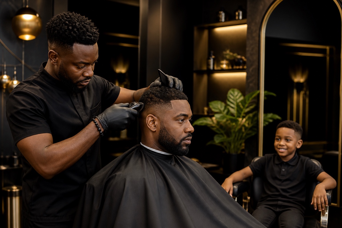 Coiffure homme et enfant chez Ella Beauty
